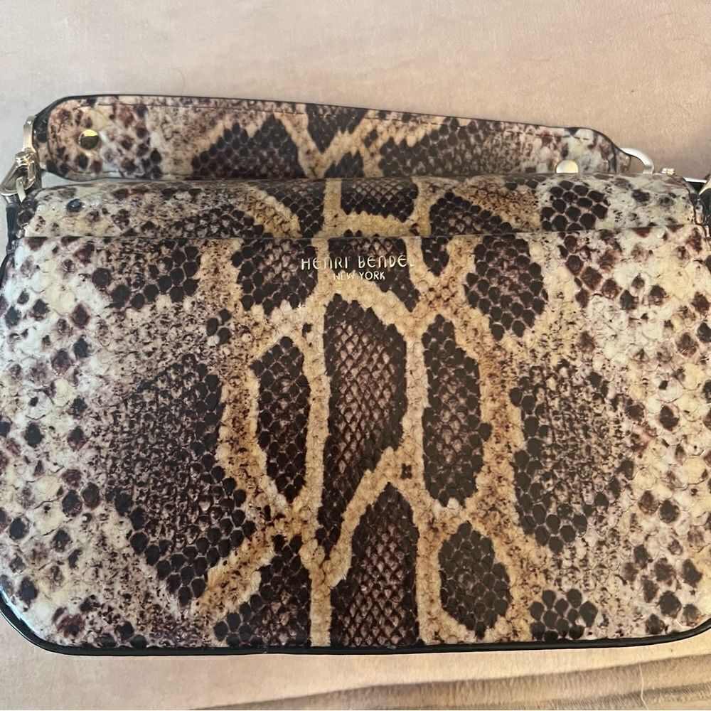 Henri Bendel Snakeskin Convertible Bag - Picture 7 of 11